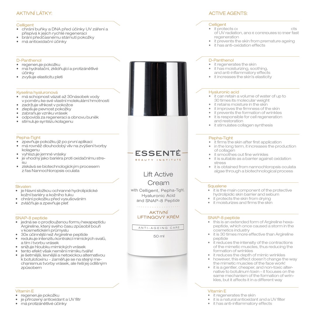 ESSENTÉ AKTIVNÍ LIFTINGOVÝ KRÉM 5X2 ML TESTER