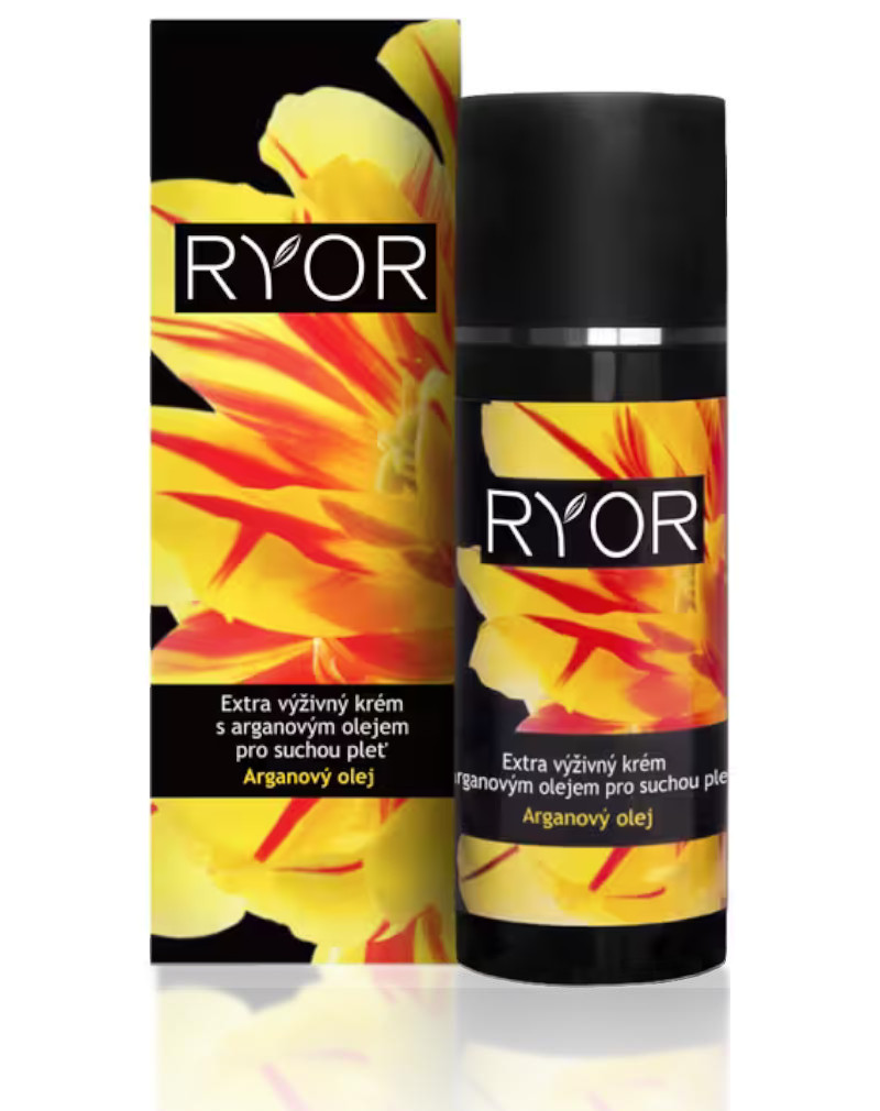 Ryor Extra výživný krém s arganovým olejem pro suchou pleť 50 ml