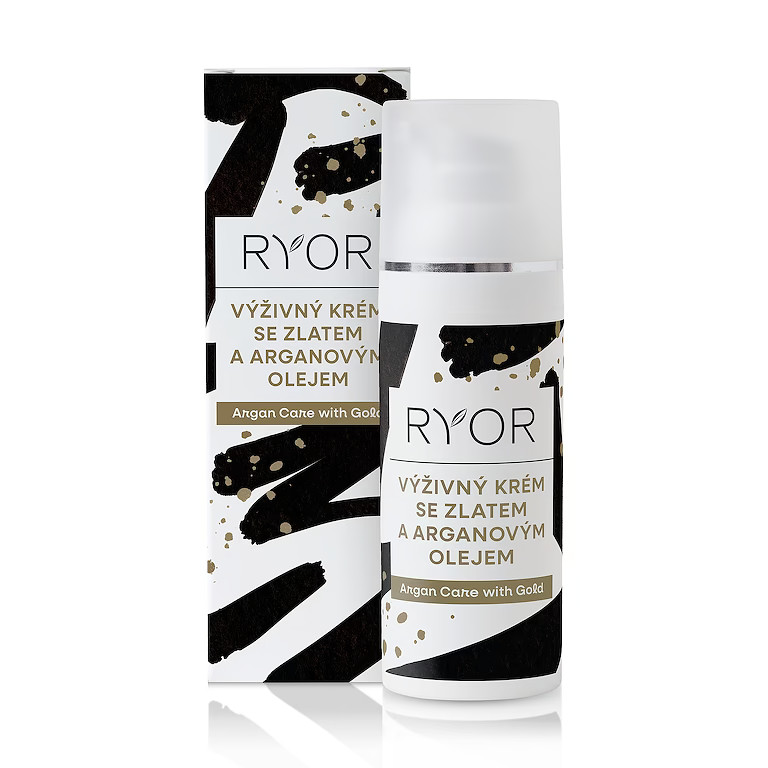 Ryor Výživný krém se zlatem a arganovým olejem 50 ml