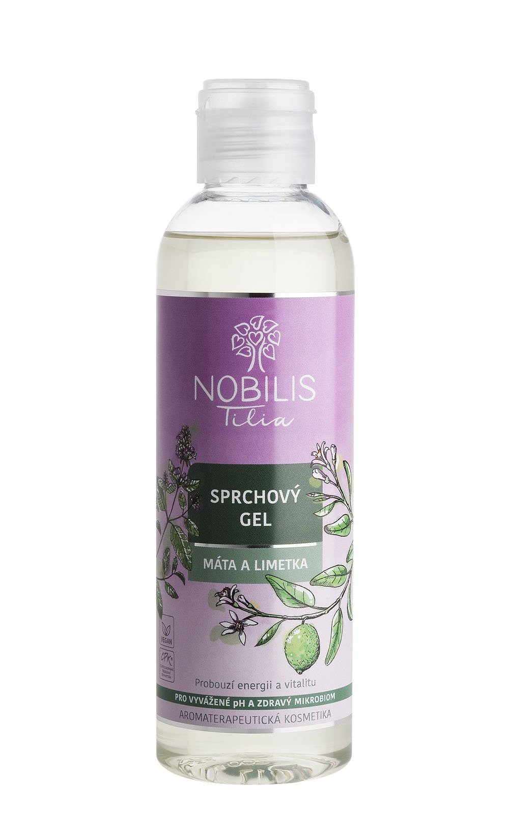 Nobilis Sprchový gel Máta a limetka 200 ml