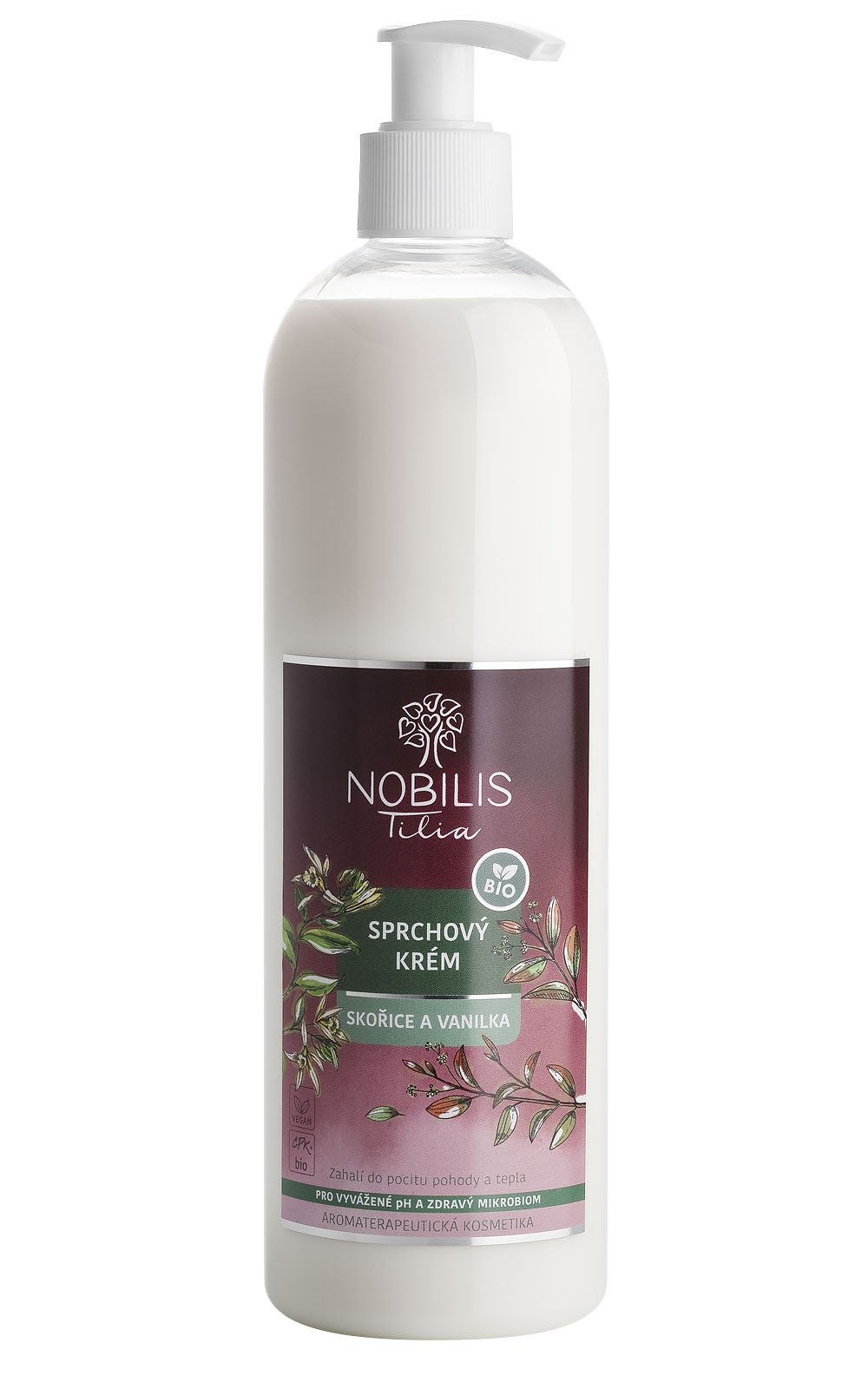 Nobilis Sprchový krém Skořice a vanilka 500 ml