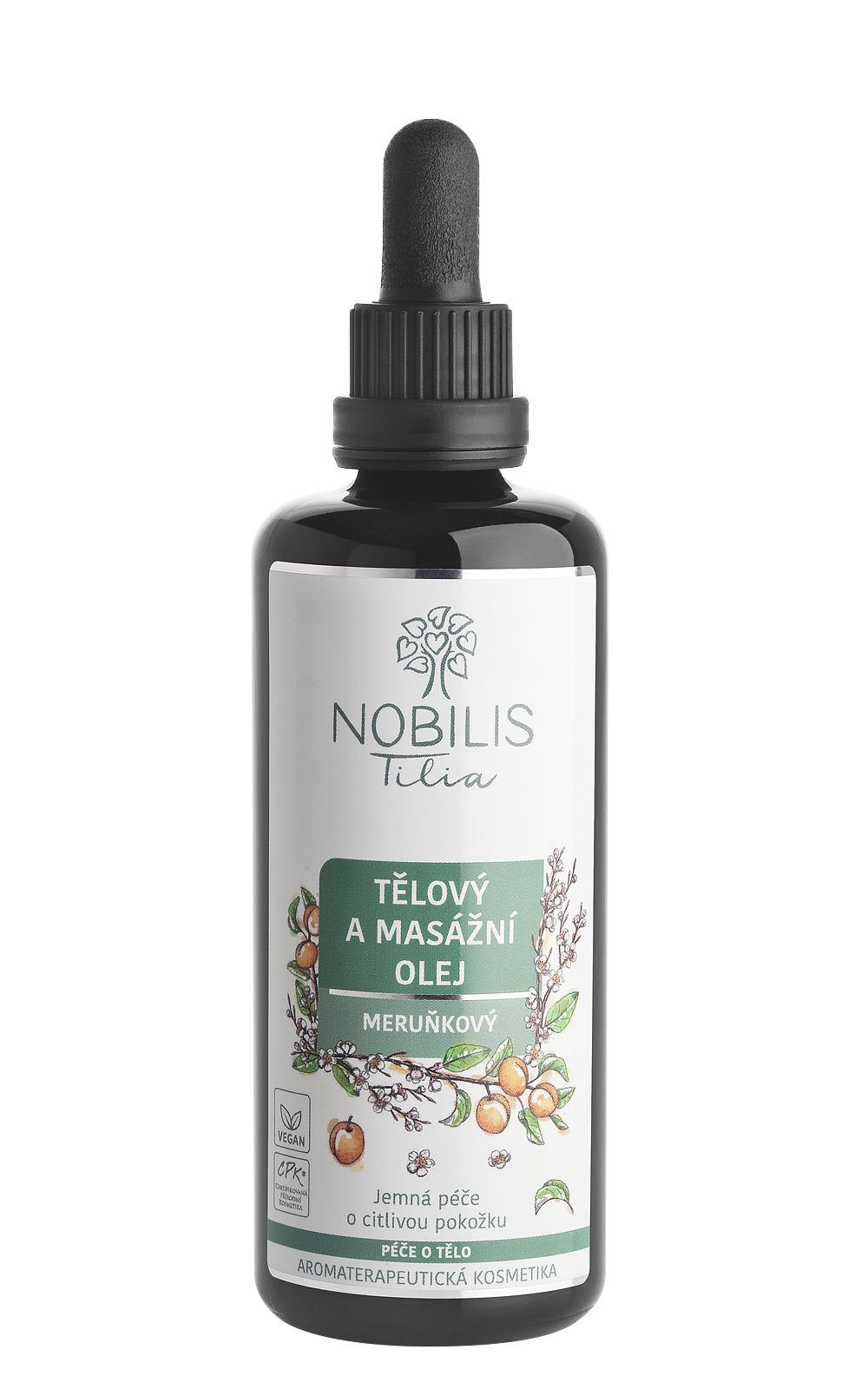 Nobilis Tělový a masážní olej Meruňkový 100 ml