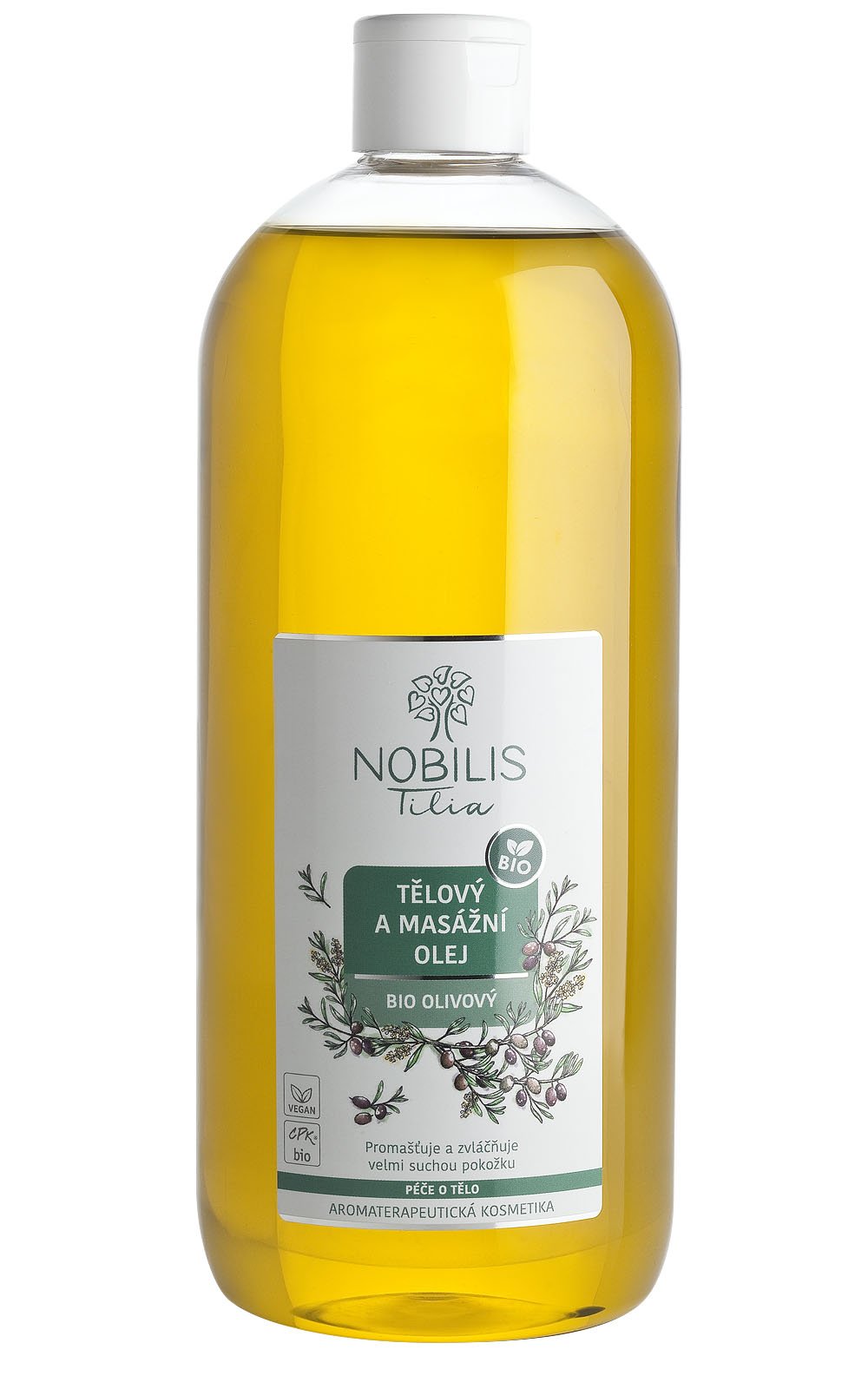 Nobilis Tělový a masážní olej BIO Olivový 1000 ml