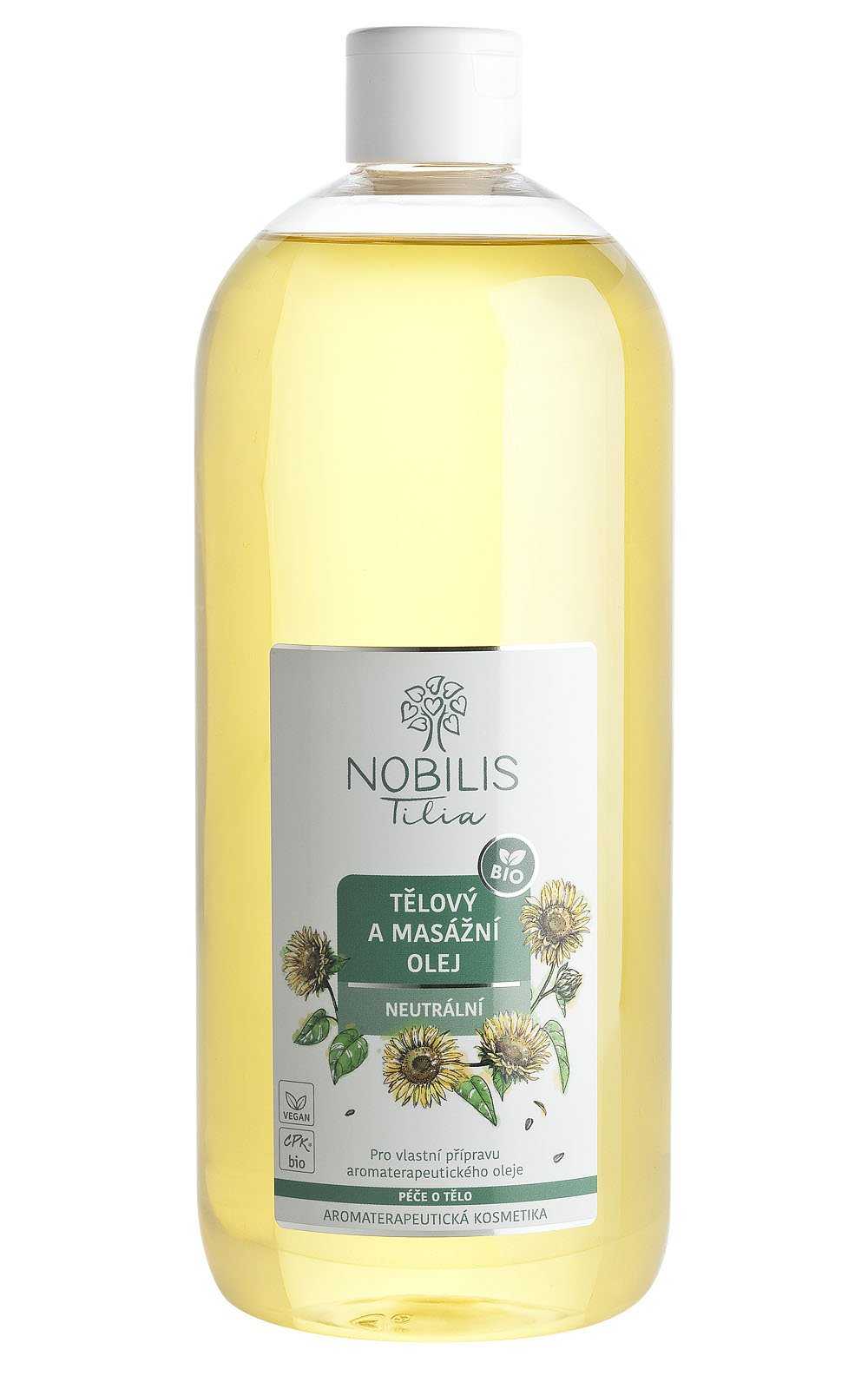 Nobilis Tělový a masážní olej Neutrální 1000 ml