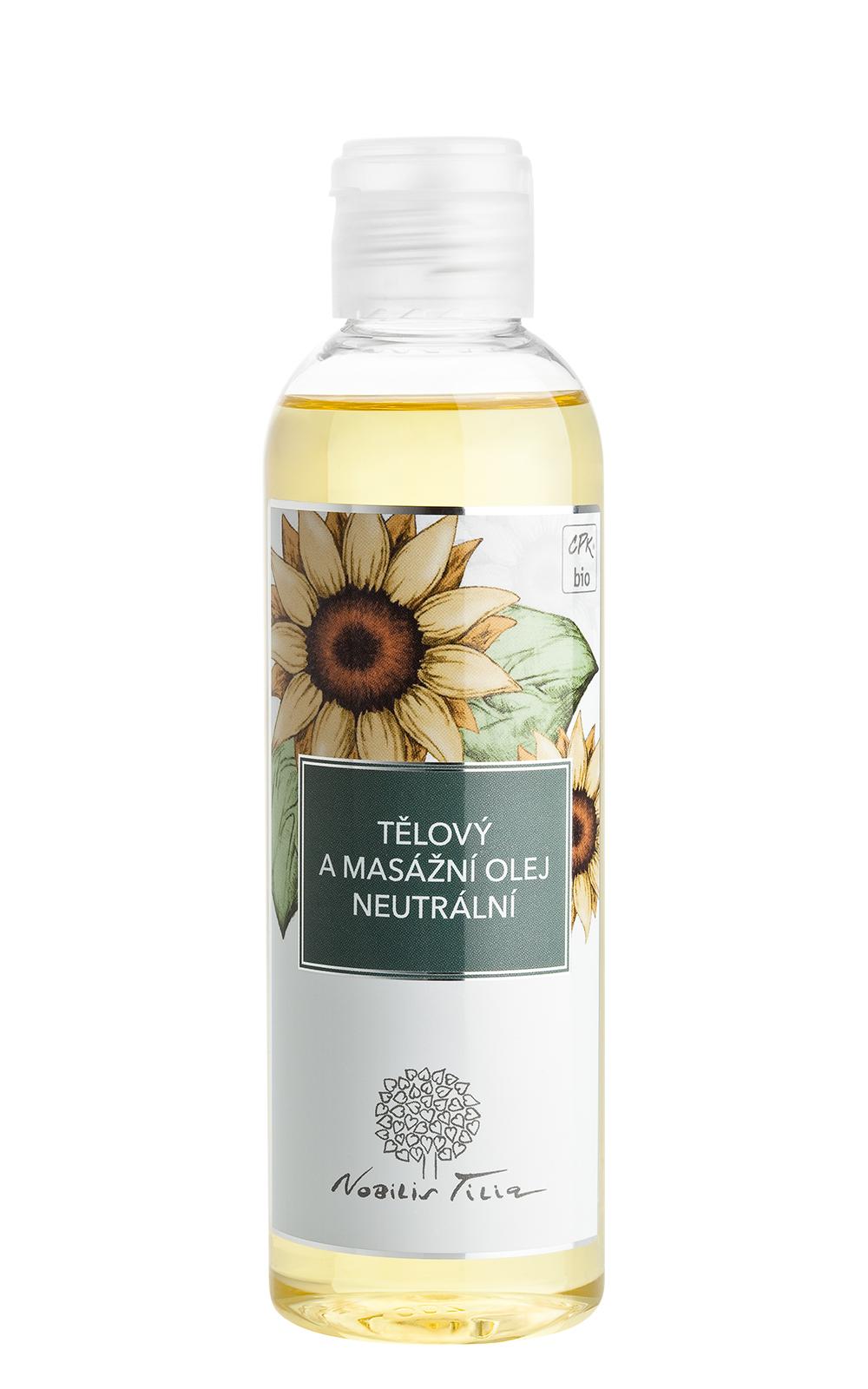 Nobilis Tělový a masážní olej Neutrální 200 ml