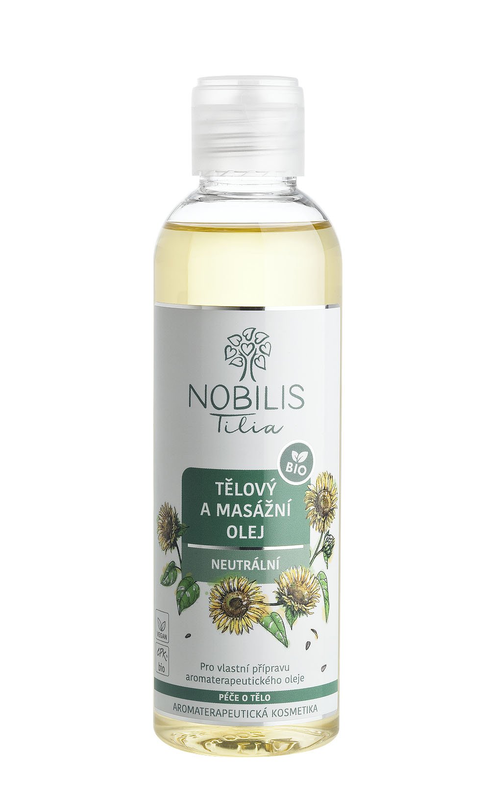 Nobilis Tělový a masážní olej Neutrální 200 ml