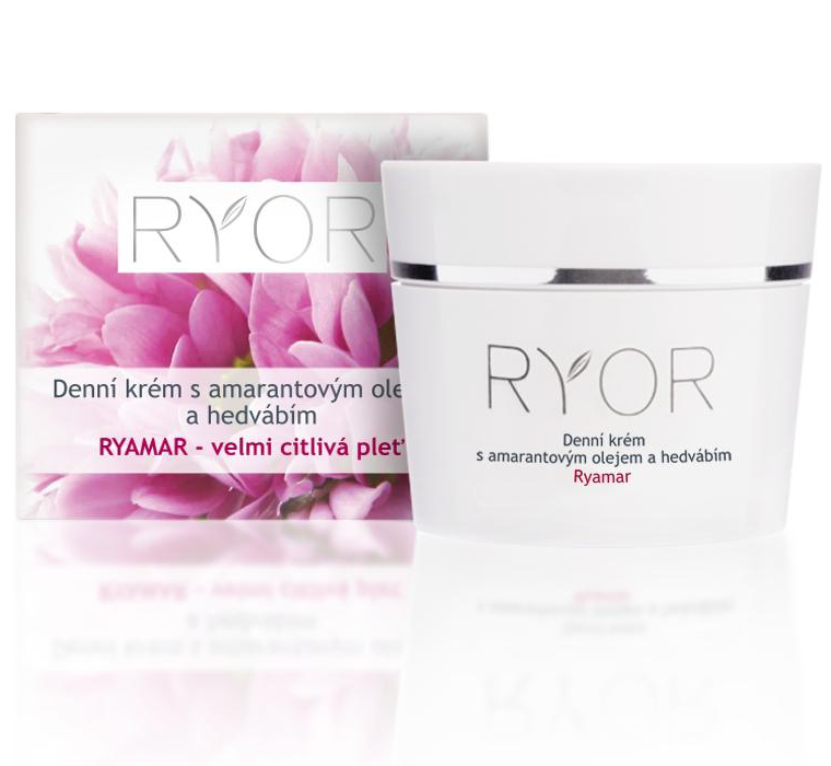Ryor Denní krém s amarantovým olejem a hedvábím 50 ml