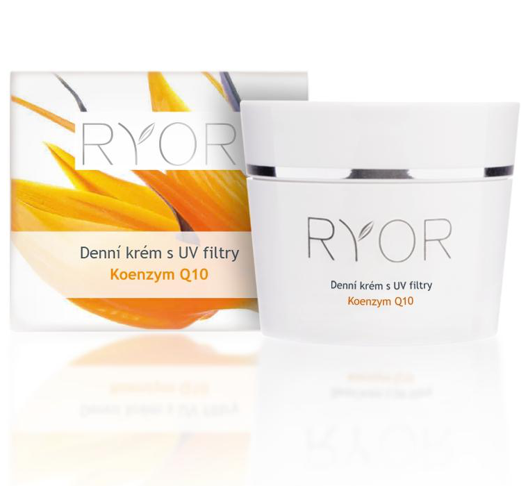 Ryor Denní krém s UV filtry - Q10 50 ml