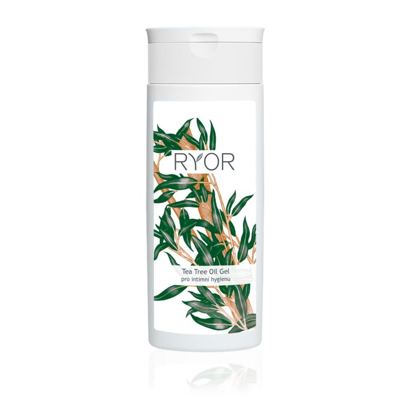 Ryor Tea tree oil gel pro intimní hygienu 200 ml