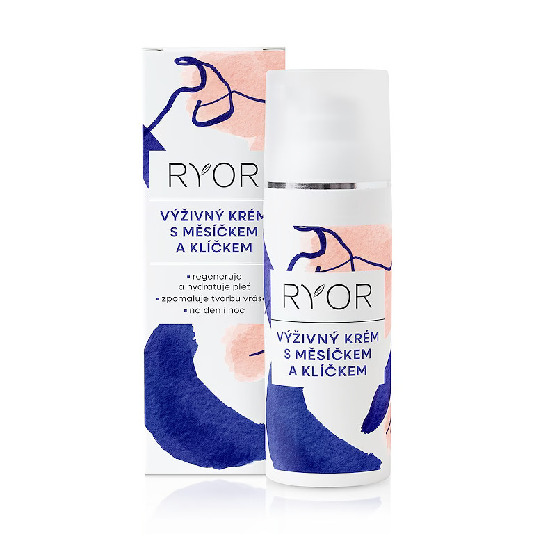 Ryor Výživný krém s měsíčkem a klíčkem 50 ml