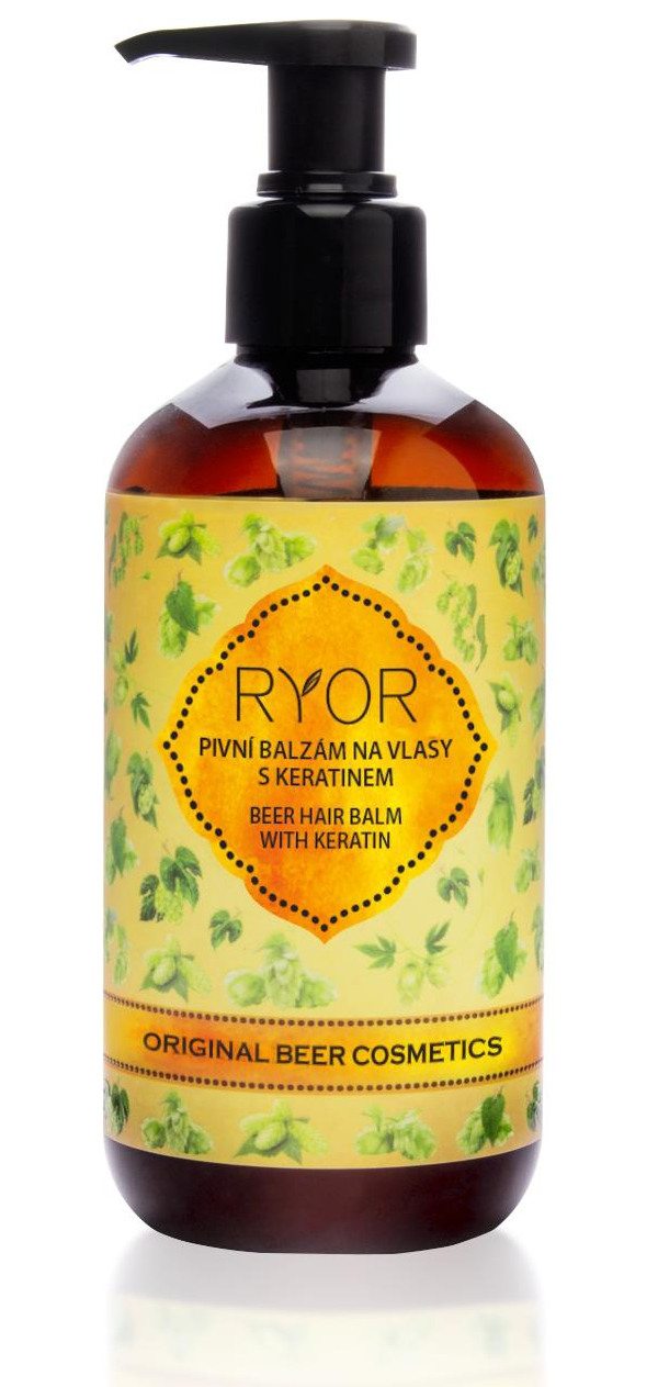 Ryor Pivní balzám na vlasy s keratinem 250 ml