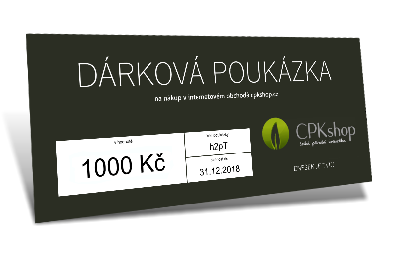 Dárková poukázka 1000 Kč