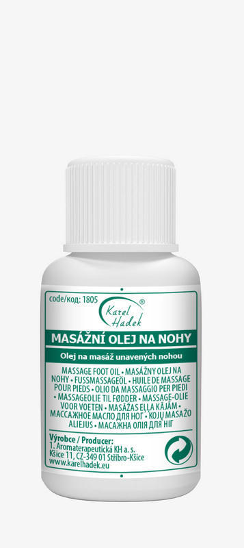 KH - MASÁŽNÍ OLEJ NA NOHY Olej pro masáž unavených nohou 20 ml