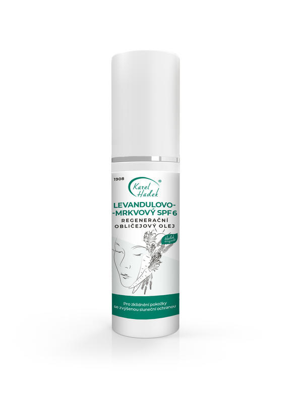 KH - LEVANDULOVO MRKVOVÝ SPF6 Regenerační obličejový olej 30 ml