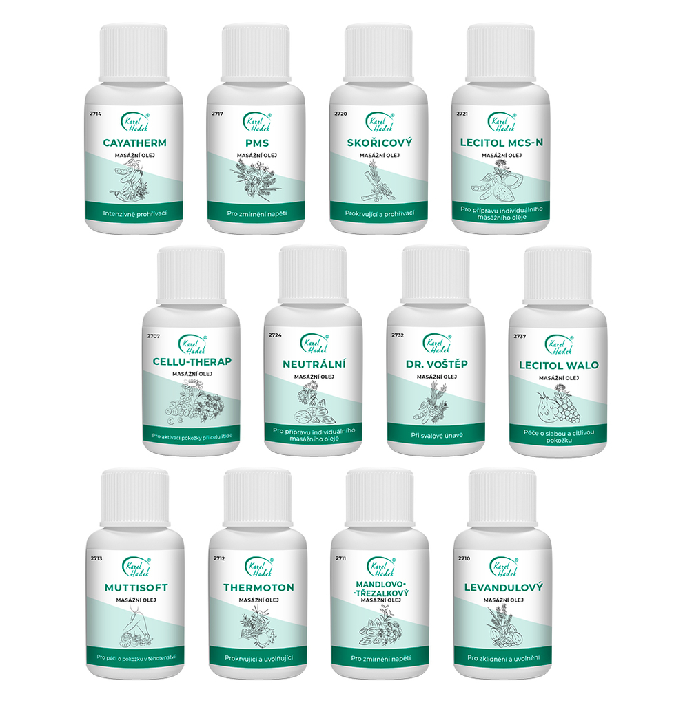 KH - SADA MASÁŽNÍCH OLEJŮ 12 x 20 ml