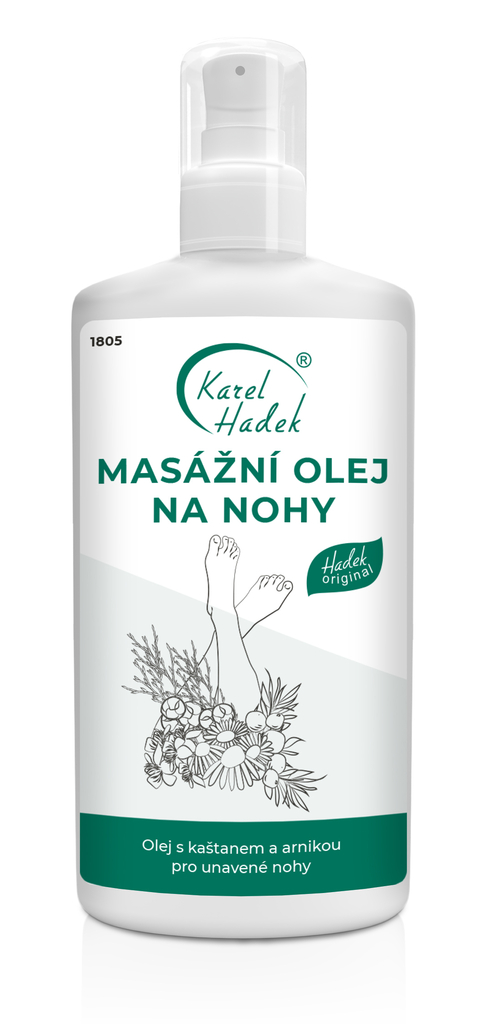 KH - MASÁŽNÍ OLEJ NA NOHY Olej pro masáž unavených nohou 200 ml