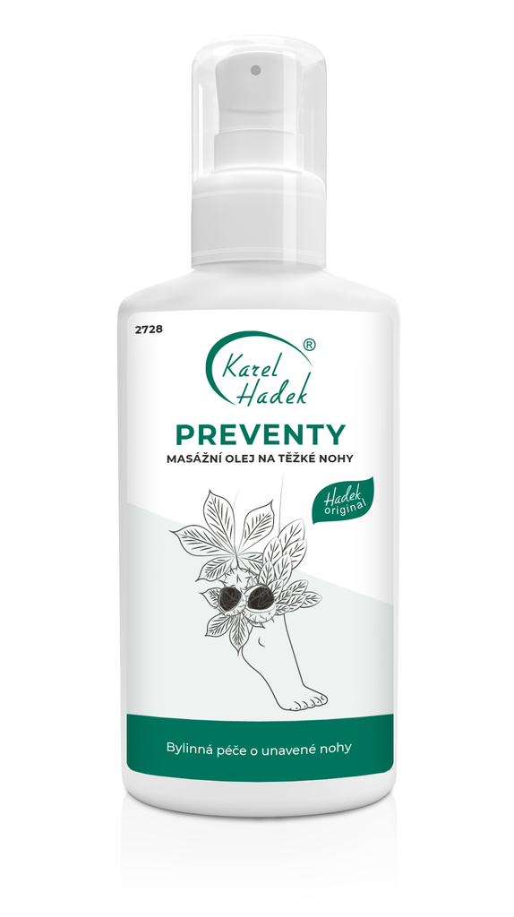 KH - PREVENTY Masážní olej na těžké nohy 100 ml