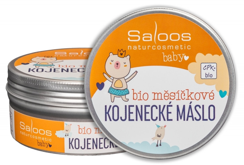 Saloos Šlehané Bio měsíčkové kojenecké máslo 150 ml