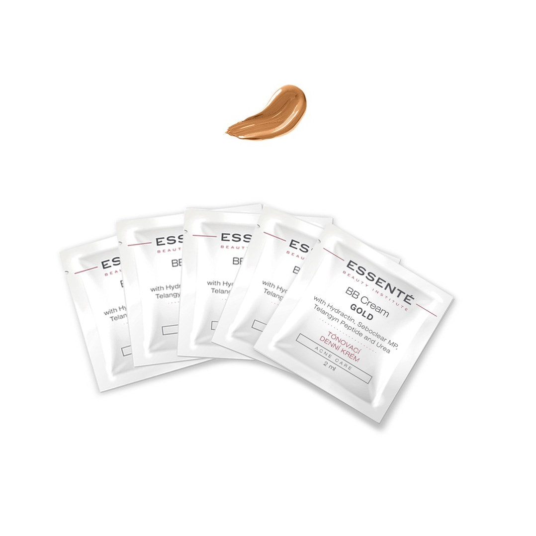 ESSENTÉ TÓNOVACÍ DENNÍ KRÉM GOLD 5X2 ML TESTER