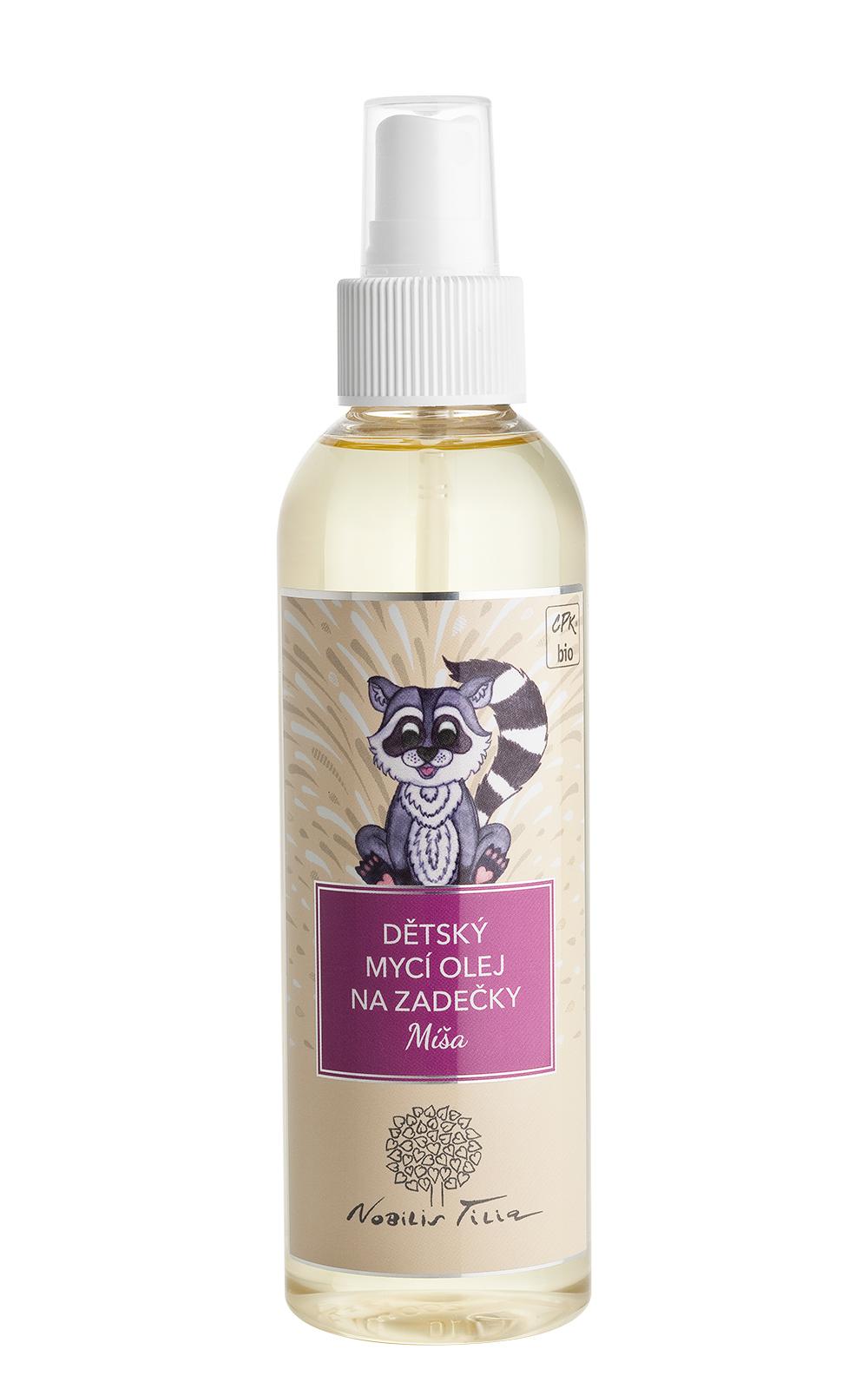 Nobilis Dětský mycí olej na zadečky Míša 200 ml