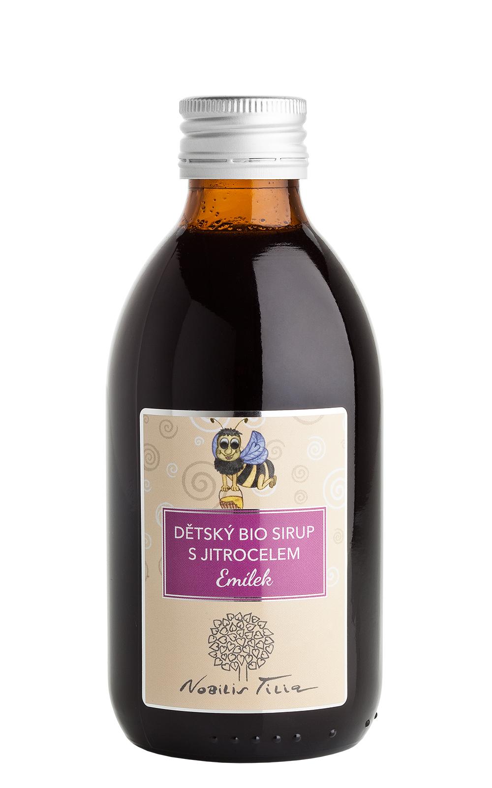 Nobilis Dětský BIO sirup s jitrocelem Emílek 250 ml