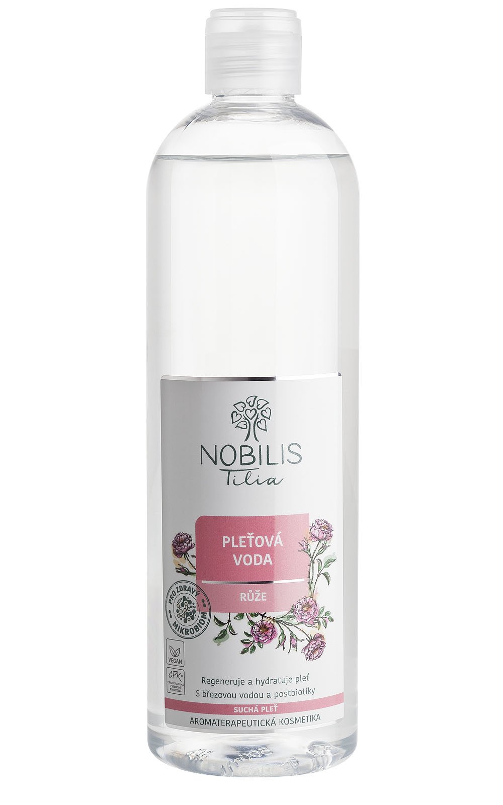 Nobilis Pleťová voda Růže 500 ml