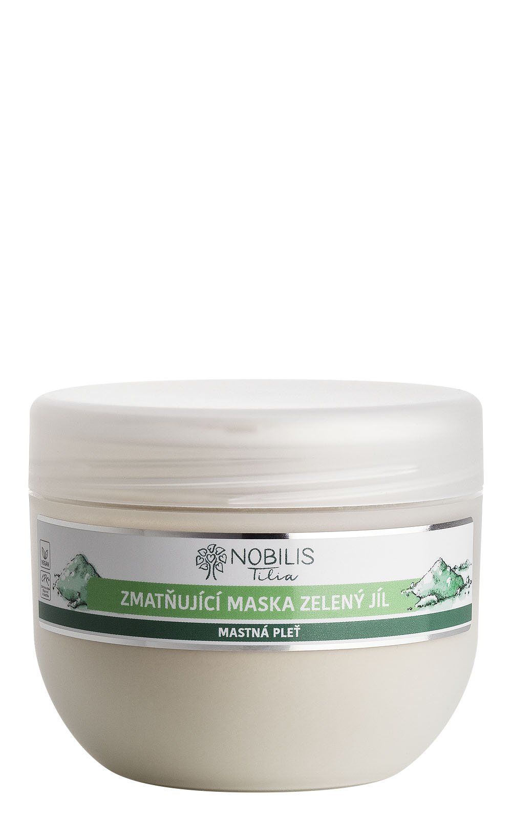 Nobilis Zmatňující maska Zelený jíl 100 g