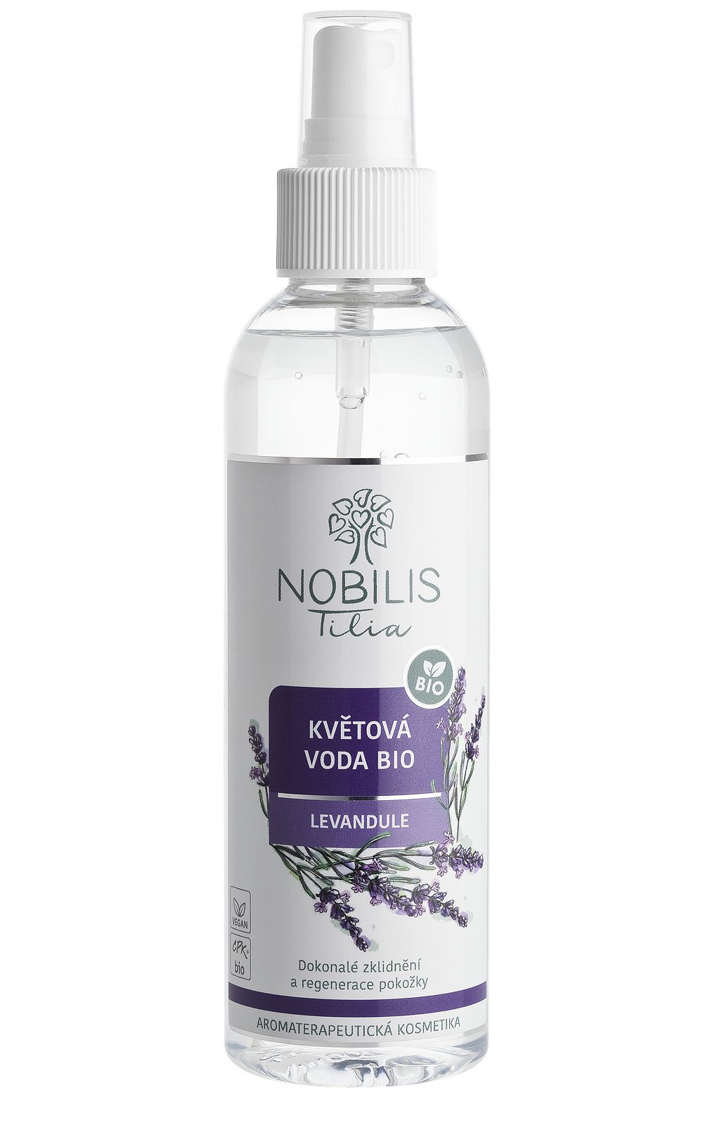 Nobilis Květová voda BIO Levandule 200 ml
