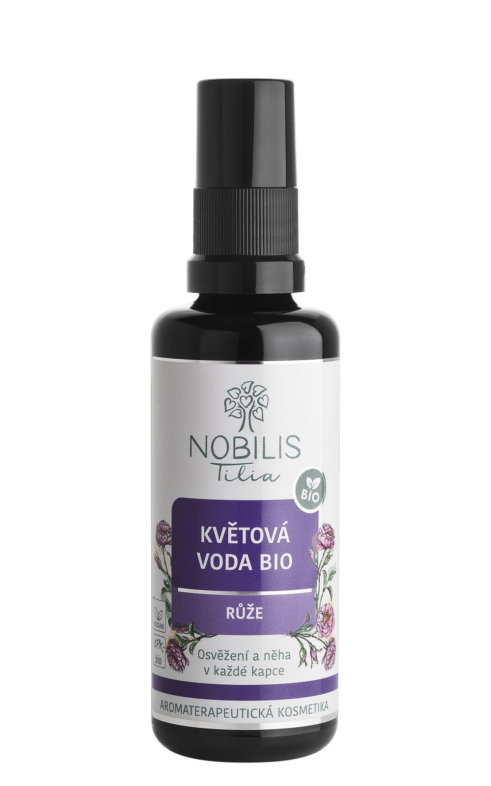 Nobilis Květová voda BIO Růže 50 ml