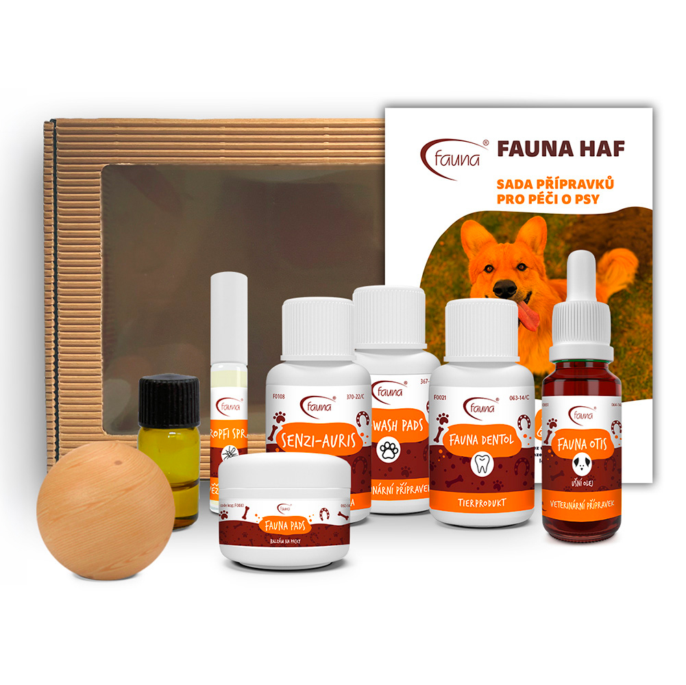 AF - Sada přípravků pro péči o psy FAUNA HAF