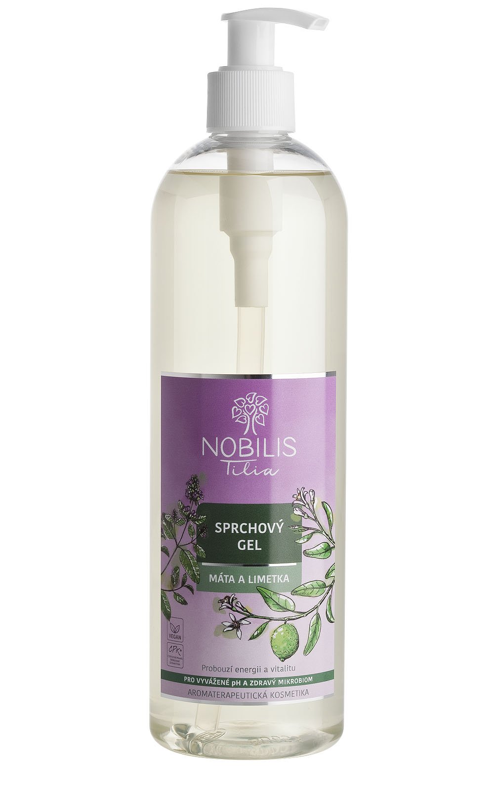 Nobilis Sprchový gel Máta a limetka 500 ml