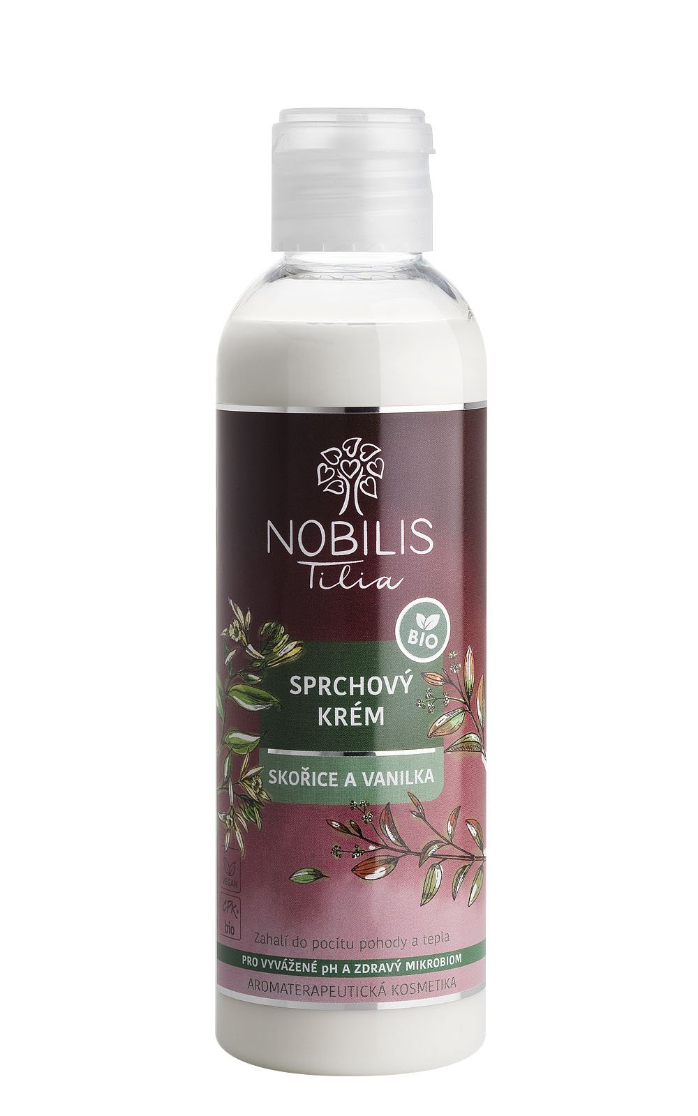 Nobilis Sprchový krém Skořice a vanilka 200 ml