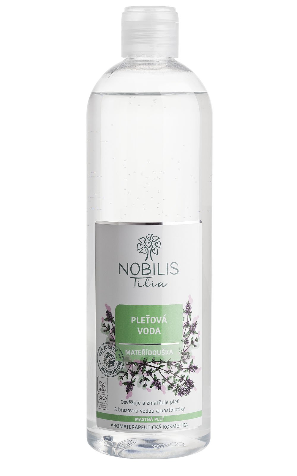 Nobilis Pleťová voda Mateřídouška 500 ml
