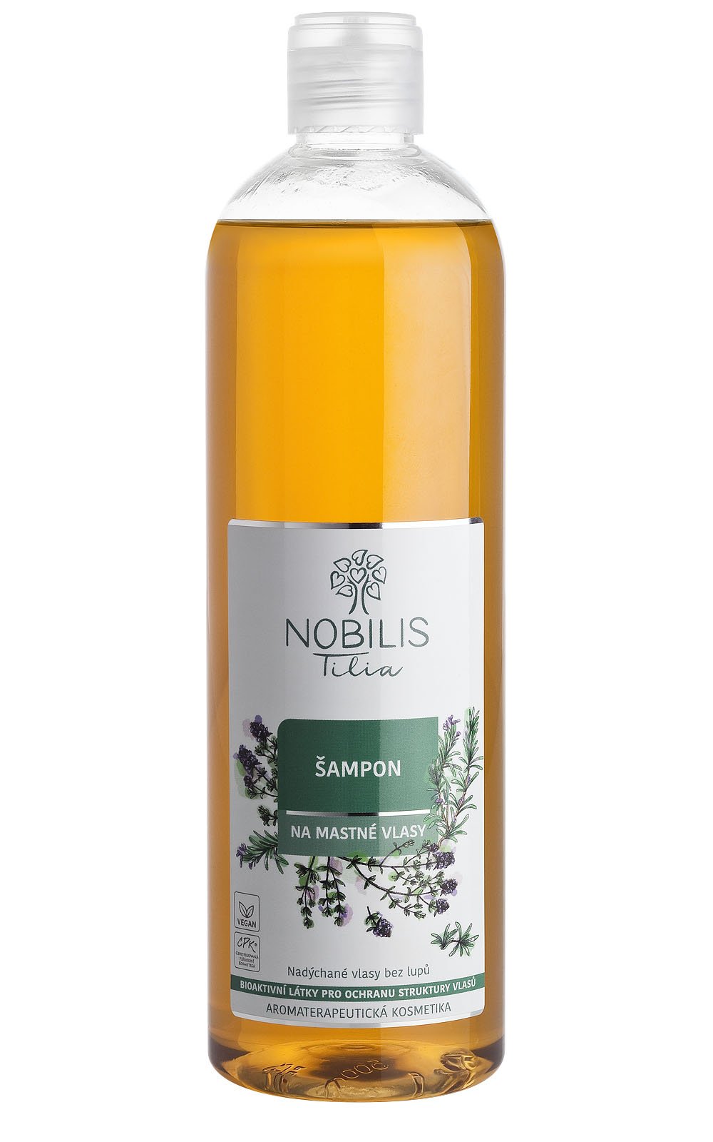 Nobilis Šampon na mastné vlasy 500 ml