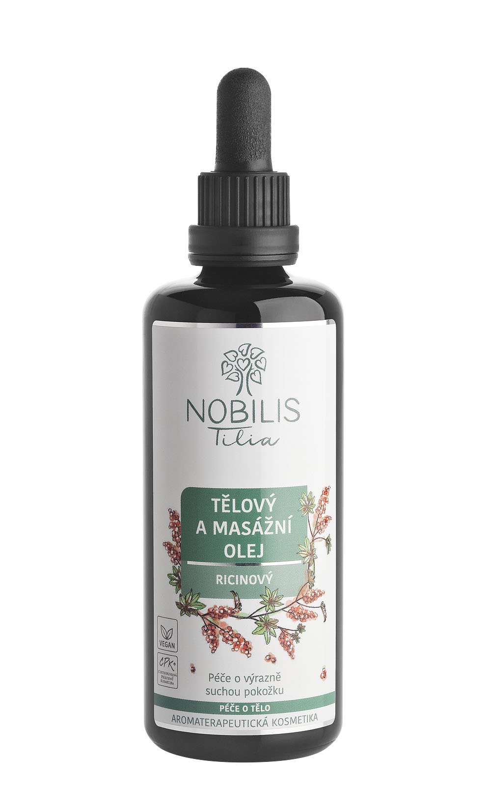 Nobilis Tělový a masážní olej Ricinový 100 ml