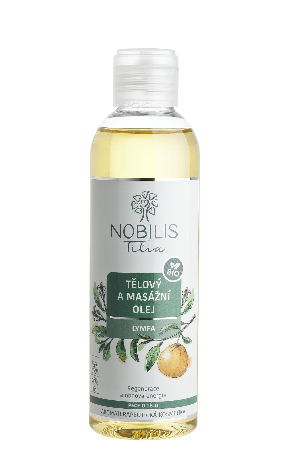 Nobilis Tělový a masážní olej Lymfa 200 ml