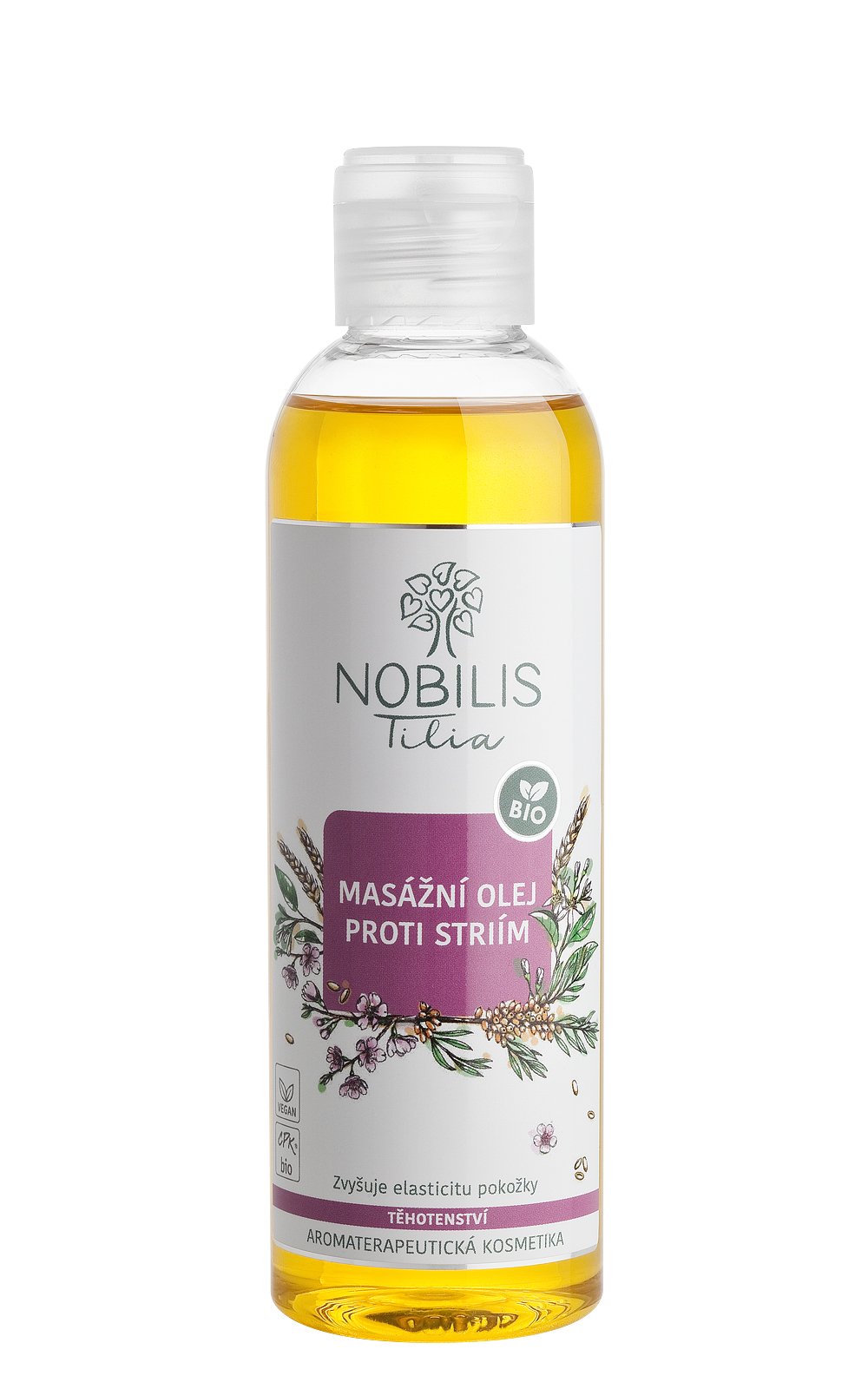 Nobilis Masážní olej proti striím 200 ml