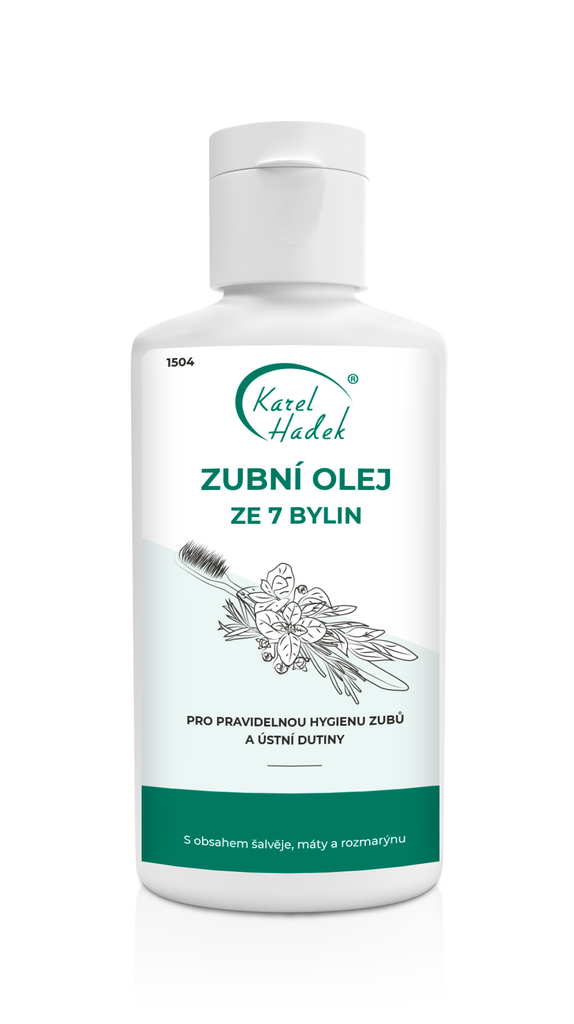 KH - ZUBNÍ OLEJ ze 7 bylin Olej k péči o zuby 100 ml