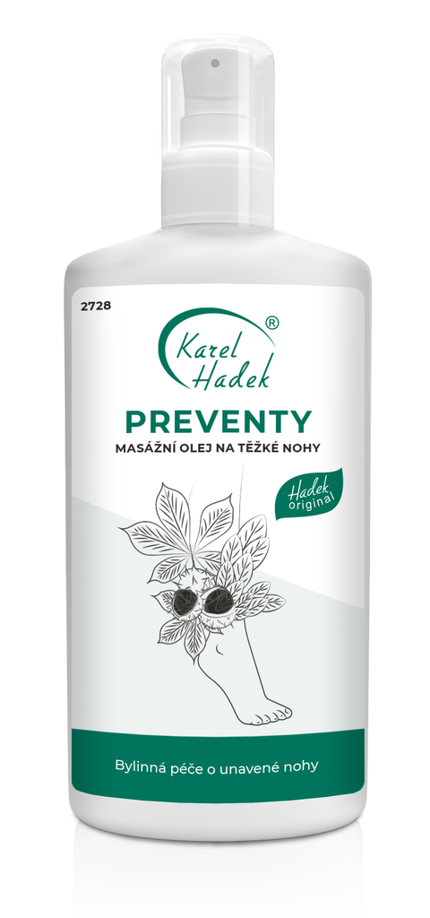 KH - PREVENTY Masážní olej na těžké nohy 200 ml