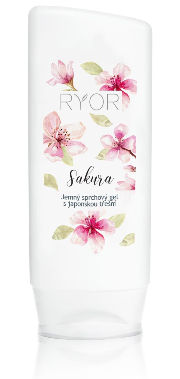 Ryor SAKURA - Jemný sprchový gel s japonskou třešní 200 ml