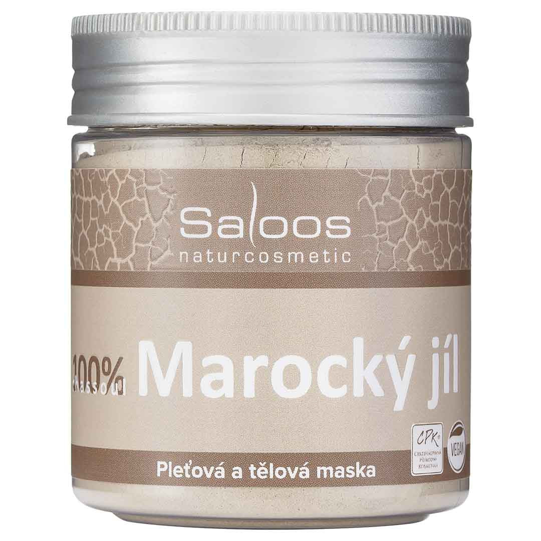 Saloos Tělová a pleťová maska Marocký jíl 200 g