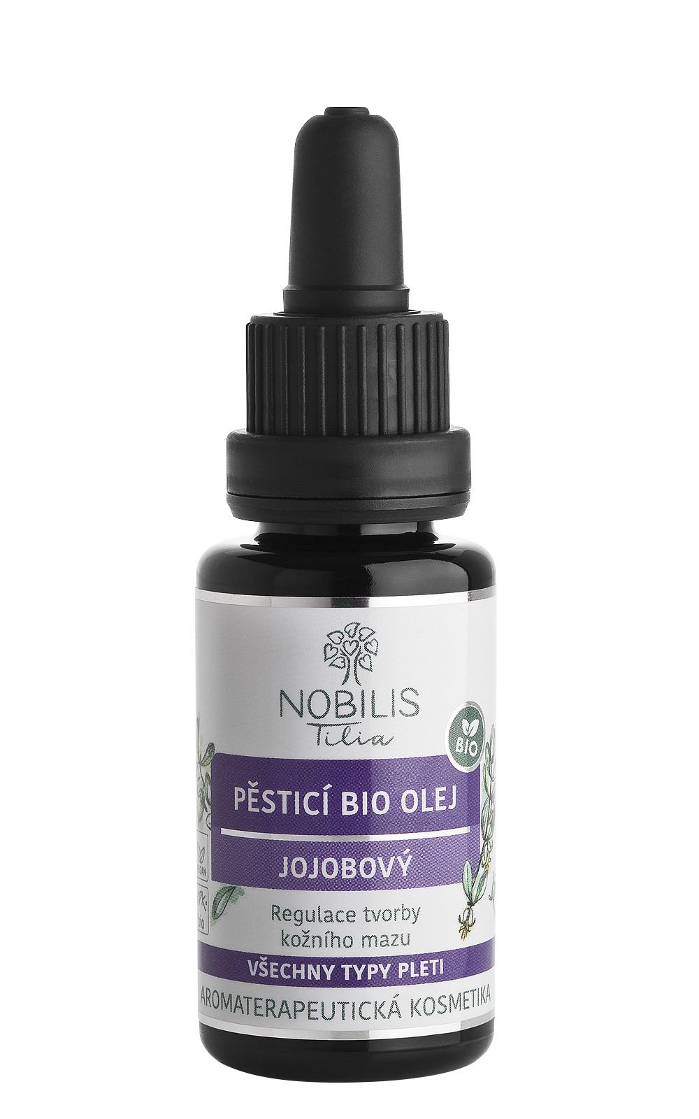 Nobilis Pěsticí BIO olej jojobový 20 ml fialové sklo