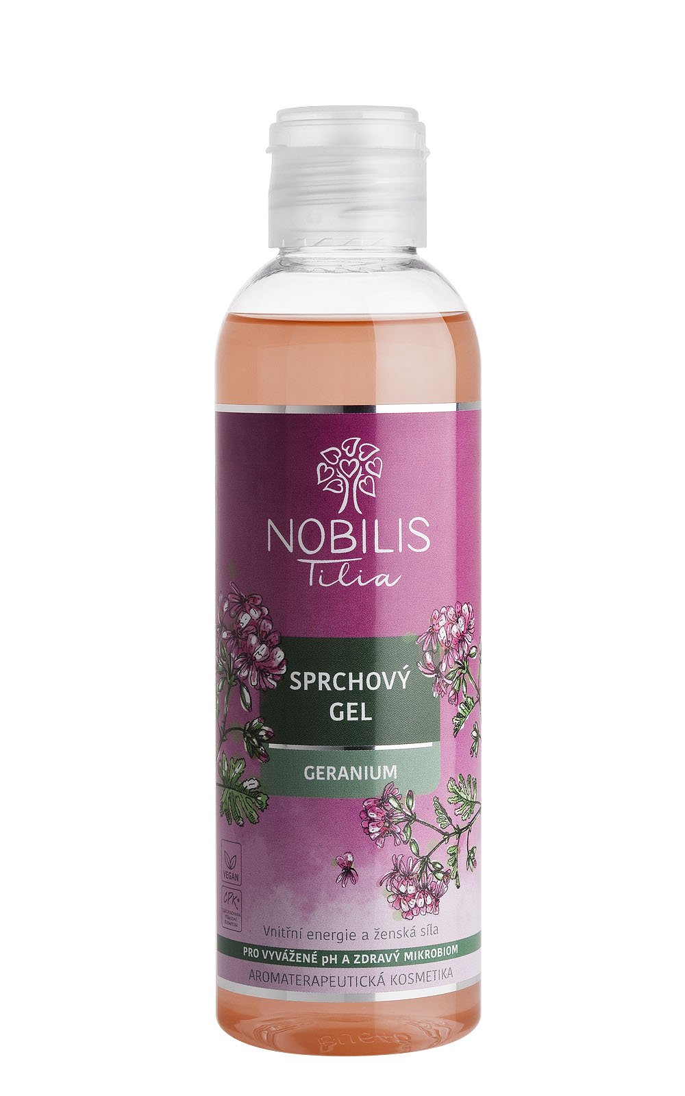 Nobilis Sprchový gel Geranium 200 ml