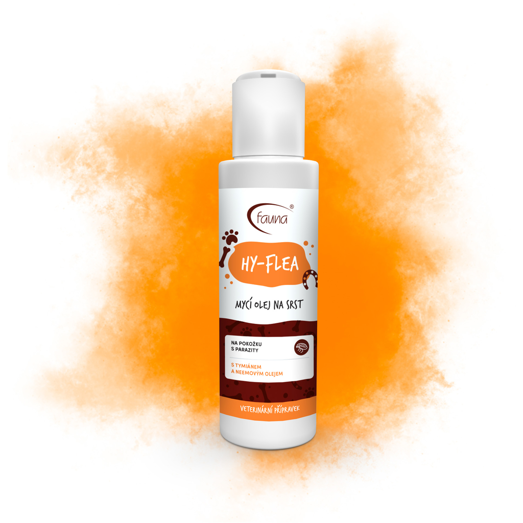 AF - HY-FLEA mycí olej na srst 100 ml
