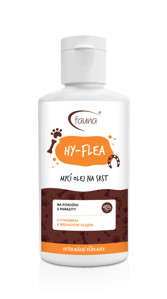 AF - HY-FLEA Mycí olej na srst 100 ml