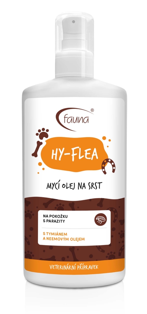 AF - HY-FLEA Mycí olej na srst 200 ml