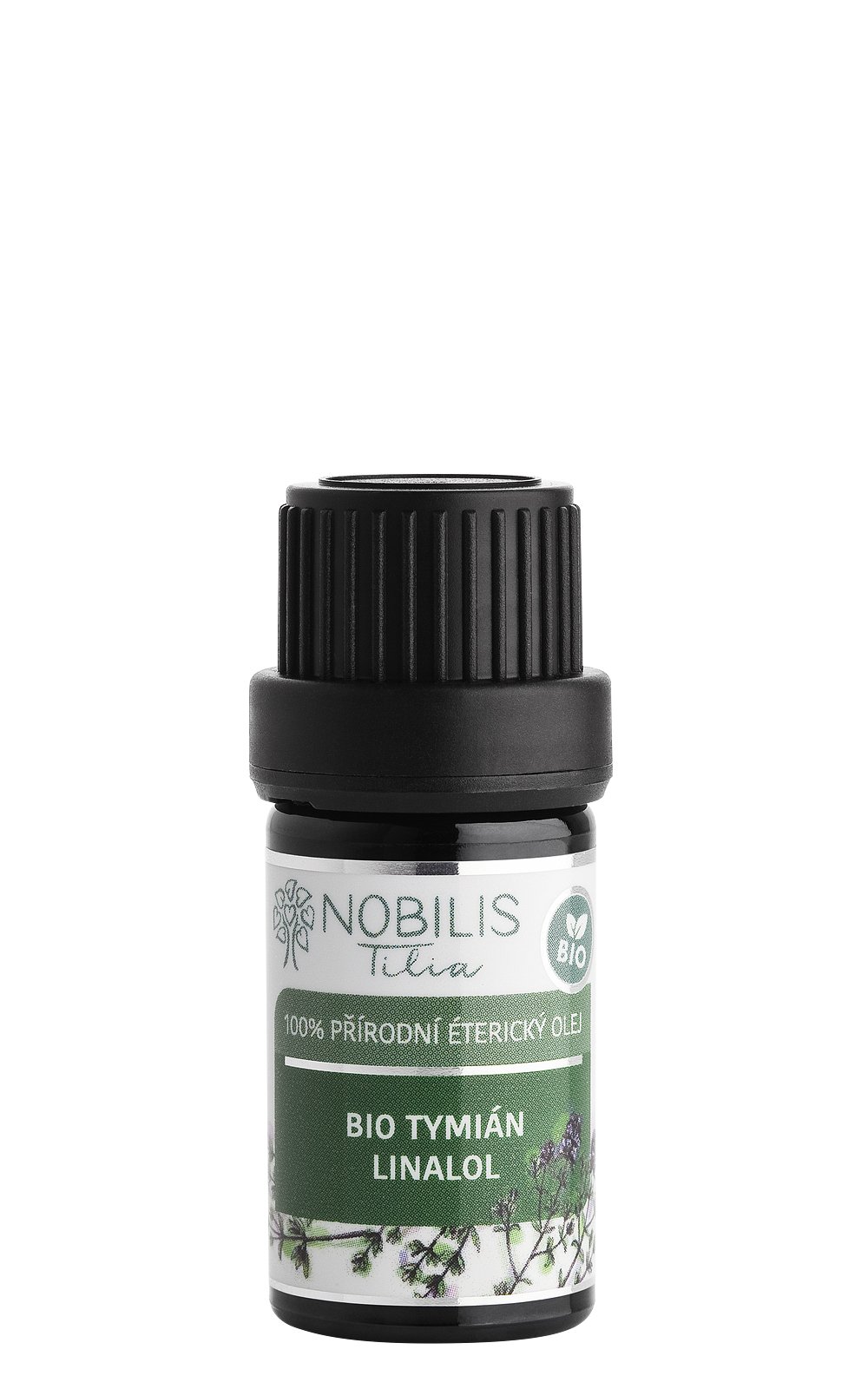 Nobilis Éterický olej Bio Tymián, linalol 2 ml tester sklo