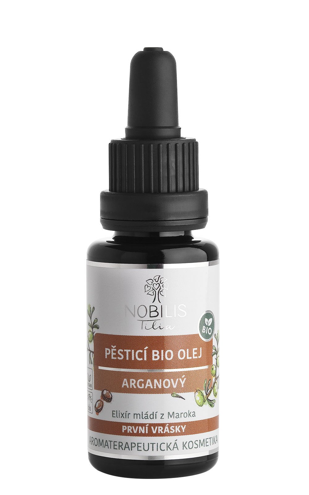 Nobilis Pěsticí BIO olej arganový 20 ml fialové sklo