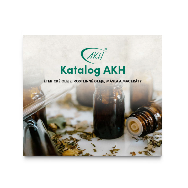 KH - KATALOG ÉTERICKÝCH A ROSTLINNÝCH OLEJŮ, MÁSEL A MACERÁTŮ