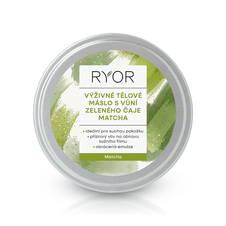 Ryor Výživné tělové máslo s vůní zeleného čaje Matcha 200 ml